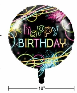 Creative Converting Glow Party Metallic Balloon 18"