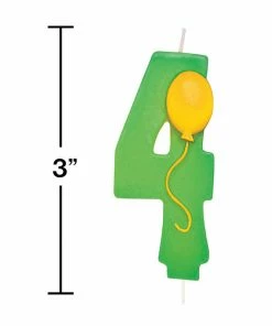 Creative Converting Birthday Party Candles #4 Balloon Candle