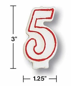 Creative Converting #5 Candle