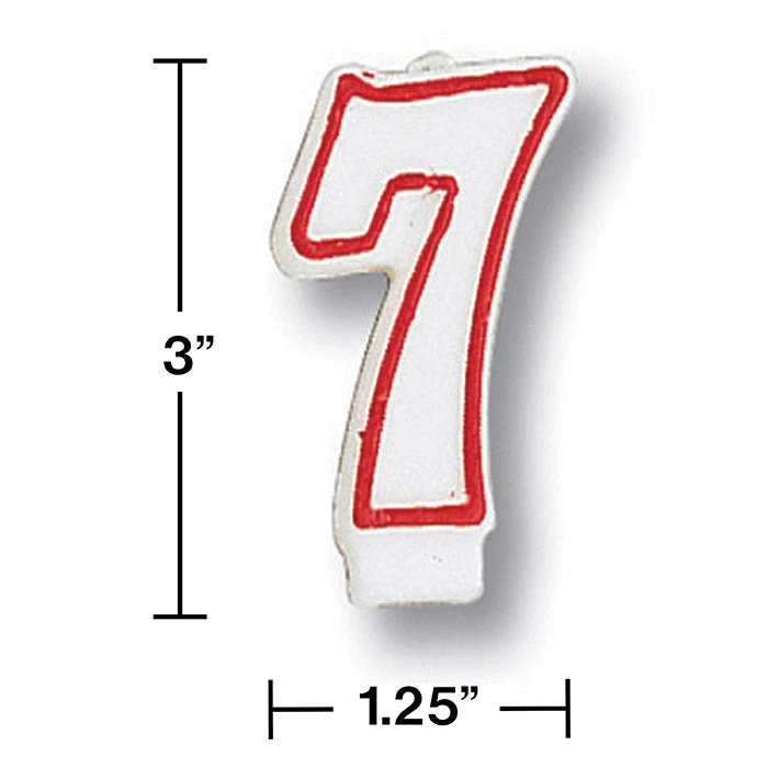 Creative Converting Birthday Party Candles #7 Candle