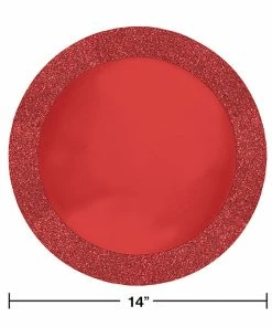 Creative Converting Glitz Red Placemats, 14