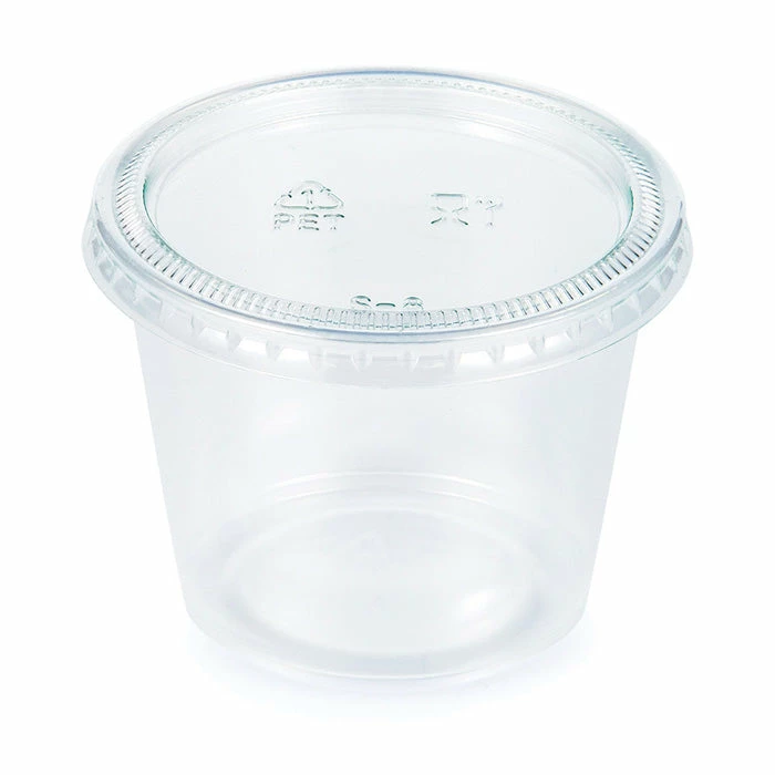 Creative Converting Clear 16Ct 5.5 Oz Portion Cups, Clear With Lid, 16 Ct