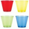 Creative Converting General Decorations Assorted Colors Plastic Glasses, 9 Oz, 12 Ct