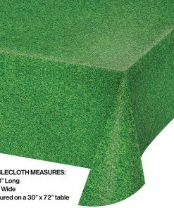 Creative Converting Sports Fanatic Tablecover Plastic 54" X 108" Aop