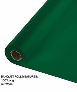 Creative Converting Hunter Green Banquet Roll 40" X 100'