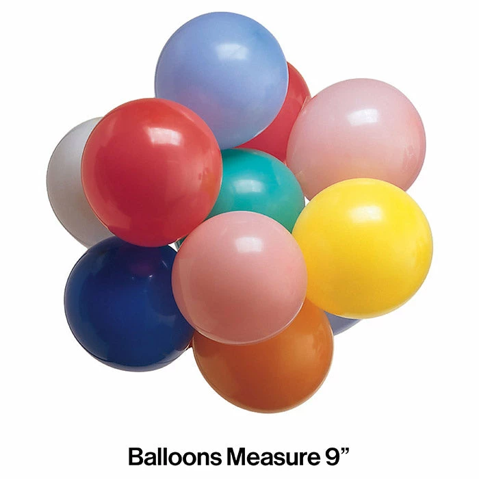 Creative Converting General Decorations Assorted 9" Latex Balloons, 20 Ct