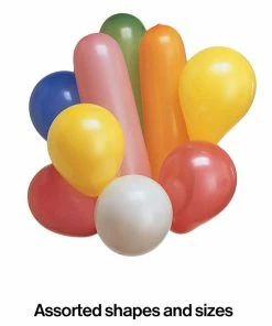 Creative Converting Assorted Shape Latex Balloons, 20 Ct General Decorations