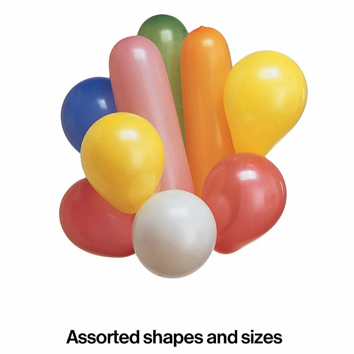 Creative Converting Assorted Shape Latex Balloons, 20 Ct General Decorations