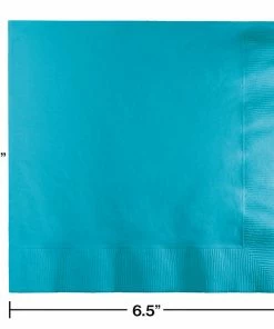 Creative Converting Bermuda Blue Napkins, 20 Ct Solid Color Tableware