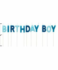 Creative Converting Birthday Boy Pick Candles, 12 Ct