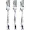 Creative Converting Forks Only, Metallic Silver, 24 Ct
