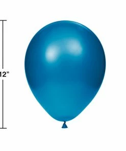 Creative Converting Latex Balloons 12" Cobalt, 15 Ct