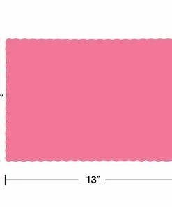 Creative Converting Candy Pink Placemats, 50 Ct