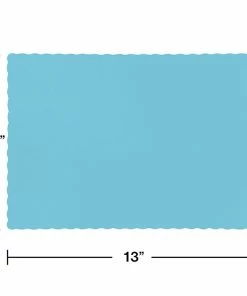 Creative Converting Pastel Blue Placemats, 50 Ct
