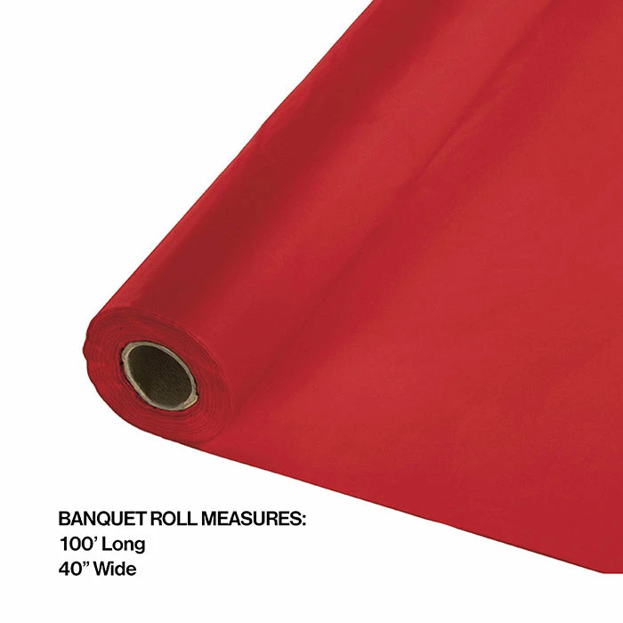 Creative Converting Classic Red Banquet Roll 40" X 100'