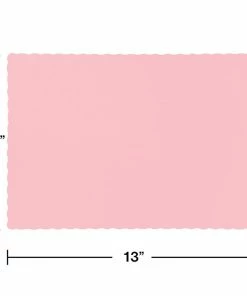 Creative Converting Classic Pink Placemats, 50 Ct
