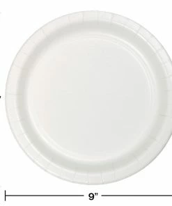 Creative Converting White Dinner Plate, 24 Ct