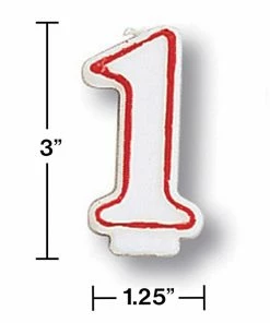 Creative Converting Birthday Party Candles #1 Candle