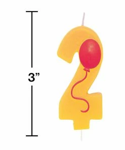 Creative Converting Birthday Party Candles #2 Balloon Candle