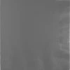 Creative Converting Solid Color Tableware Glamour Gray Luncheon Napkin 3Ply, 50 Ct