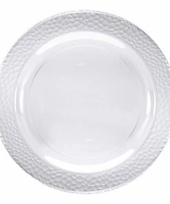 Creative Converting 10.25" Clear Pebble Plate 10ct Themed Tableware