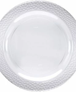 Creative Converting Themed Tableware 9" Clear Pebble Plate 10ct