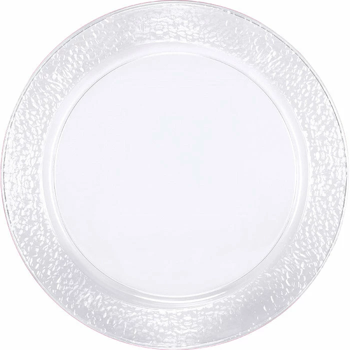 Creative Converting Themed Tableware Clear Pebble 13.5" Clear Pebble Trays 2ct