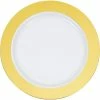 Creative Converting 7.5" Gold Rim Plastic Plate 10ct Anniversary Decorations