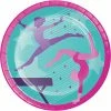 Creative Converting Gymnastics Party Dinner Plate 8ct
