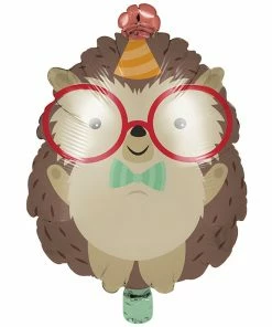 Creative Converting Hedgehog Party Metallic Balloon Hedgehog Shaped, 18"X23" Kids Birthday Party Themes