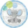 Creative Converting Kids Birthday Party Themes Enchanting Elephants Boy Dinner Plate 8ct