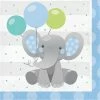 Creative Converting Enchanting Elephants Boy Luncheon Napkin 16ct