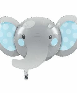 Creative Converting Kids Birthday Party Themes Enchanting Elephants Boy Metallic Balloon