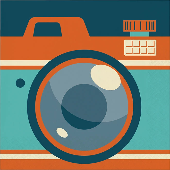 Creative Converting Adult Birthday Party Themes Hipster Birthday Beverage Napkins 16ct