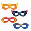 Creative Converting Kids Birthday Party Themes Superhero Party Foam Masks 4ct