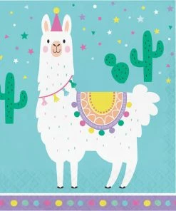 Creative Converting Llama Party Napkins, 16 Ct Kids Birthday Party Themes