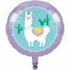 Creative Converting Llama Party Metallic Balloon 18"