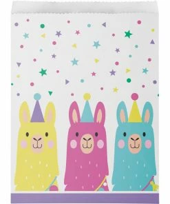 Creative Converting Llama Party Treat Bags, 10 Ct