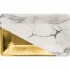 Creative Converting Themed Tableware Marble And Gold Foil Appetizer Plates, 8 Ct
