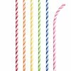 Creative Converting Assorted Color Paper Straws, 24 Ct