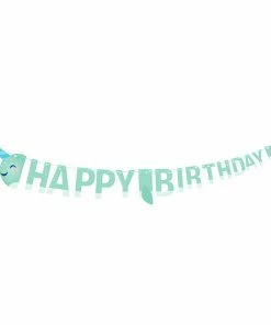Creative Converting Narwhal Party Shaped Banner With Ribbon