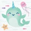 Creative Converting Narwhal Party Beverage Napkins 16ct