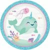 Creative Converting Kids Birthday Party Themes Narwhal Party Dinner Plate 8ct