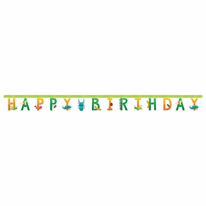 Creative Converting Birthday Bugs Jointed Banner Lg