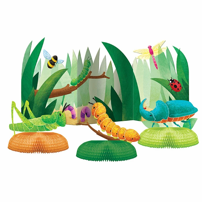 Creative Converting Birthday Bugs Centerpiece 3D W/ Hc 4ct Kids Birthday Party Themes