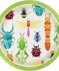 Creative Converting Birthday Bugs Dessert Plate 8ct