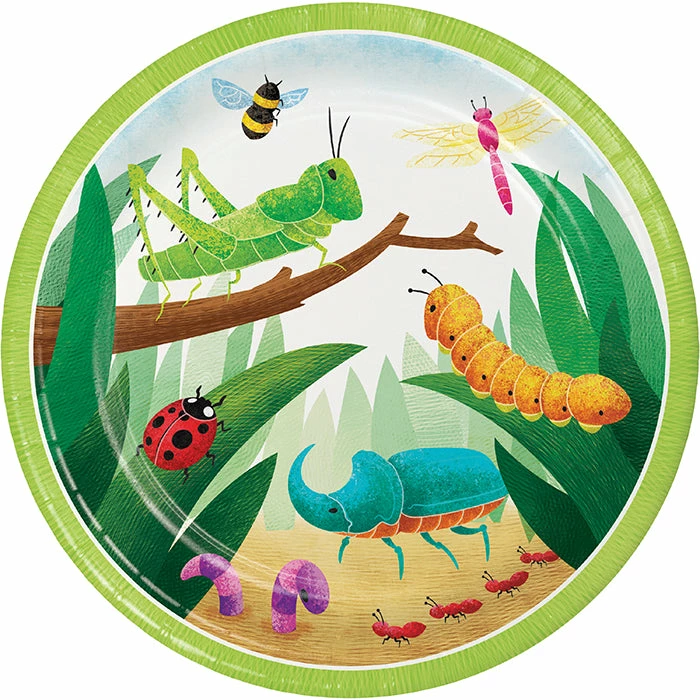 Creative Converting Birthday Bugs Dinner Plate 8ct