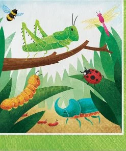 Creative Converting Kids Birthday Party Themes Birthday Bugs Luncheon Napkin 16ct