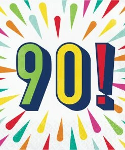 Creative Converting Birthday Burst Luncheon Napkin, 90 16ct