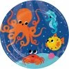 Creative Converting Kids Birthday Party Themes Ocean Celebration Dinner Plate 8ct